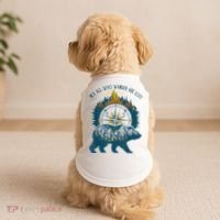 Not All Who Wander Are Lost Bear Camping Crew Happy Camper Doggie Tank thumb 2