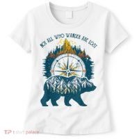 Not All Who Wander Are Lost Bear Camping Crew Happy Camper Women's T-Shirt thumb 0