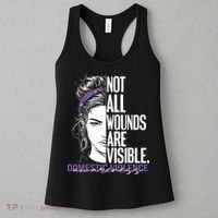 Not All Wounds Are Visible Women Domestic Violence Awareness Women's Tank Top thumb 3