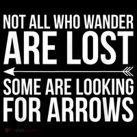 Not All Who Wander Are Lost Some Looking For Arrows Archery Women's Hoodie thumb 2