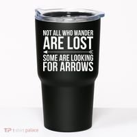 Not All Who Wander Are Lost Some Looking For Arrows Archery Tumbler thumb 0
