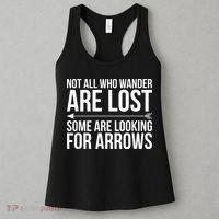Not All Who Wander Are Lost Some Looking For Arrows Archery Women's Tank Top thumb 3