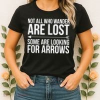 Not All Who Wander Are Lost Some Looking For Arrows Archery Women's T-Shirt thumb 2