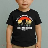 Not All Who Wander Are Lost Some Looking For Discs Bigfoot TShirt Toddler T-Shirt thumb 2