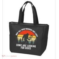 Not All Who Wander Are Lost Some Looking For Discs Bigfoot TShirt Tote Bag thumb 3
