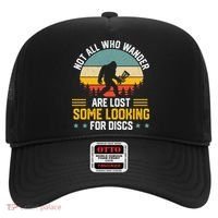 Not All Who Wander Are Lost Disc Golf Bigfoot Funny Golfing Hat thumb 0