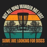 Not All Who Wander Are Lost Some Are Looking For Discs Hat thumb 2