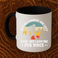 Not All Who Wander Are Lost Disc Golf Bigfoot Frisbee Player Coffee Mug thumb 2