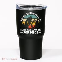 Not All Who Wander Are Lost Disc Golf Bigfoot Frisbee Player Tumbler thumb 0
