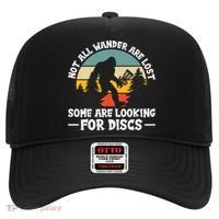 Not All Who Wander Are Lost Disc Golf Bigfoot Frisbee Player Hat thumb 0