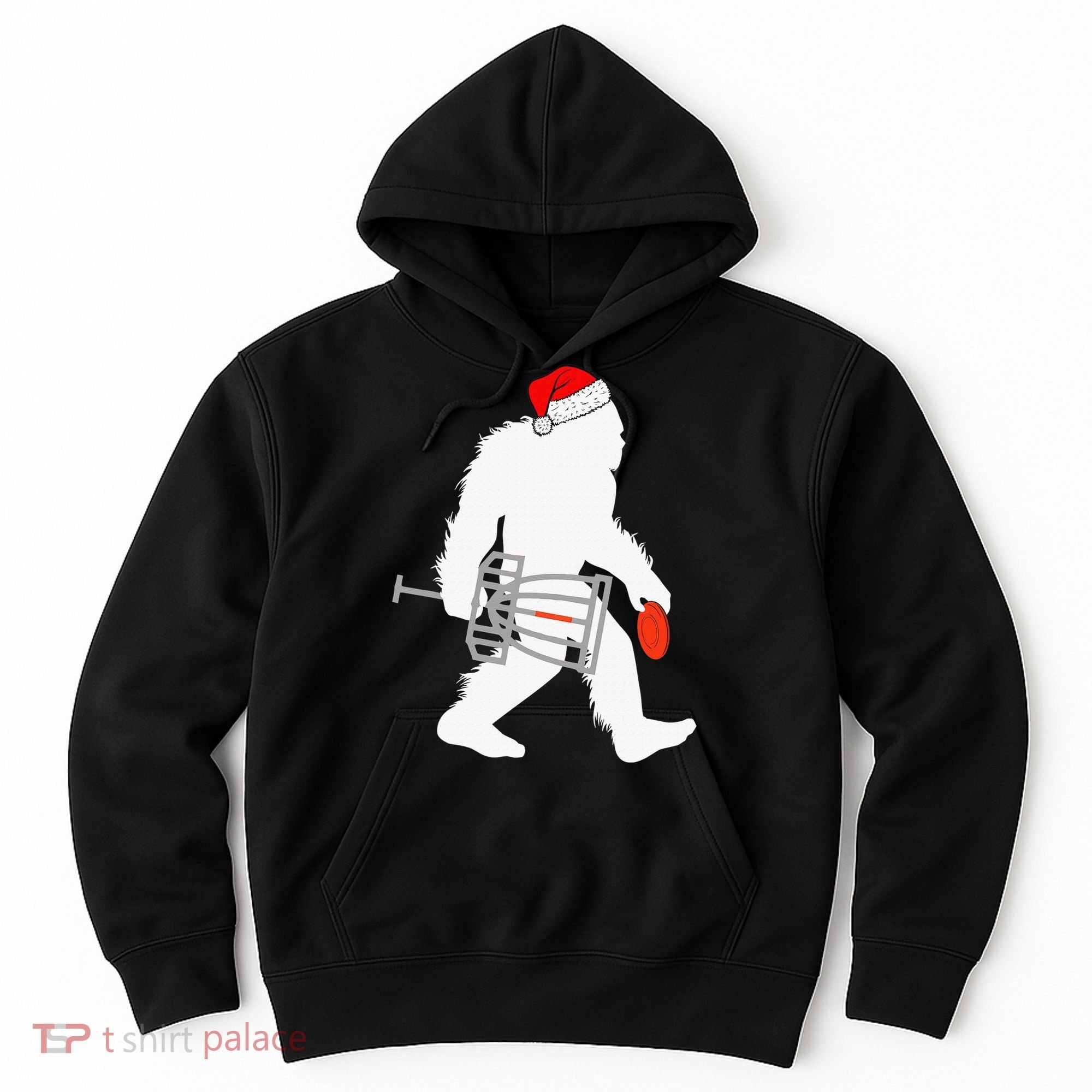 Not All Who Wander Are Lost Disc Golf Bigfoot Christmas Hoodie