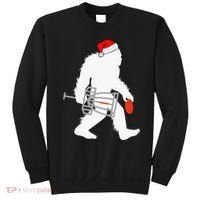 Not All Who Wander Are Lost Disc Golf Bigfoot Christmas Sweatshirt thumb 0