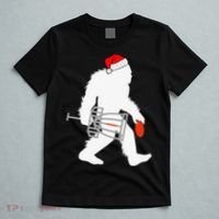 Not All Who Wander Are Lost Disc Golf Bigfoot Christmas T-Shirt thumb 5