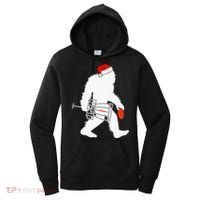 Not All Who Wander Are Lost Disc Golf Bigfoot Christmas Women's Hoodie thumb 0