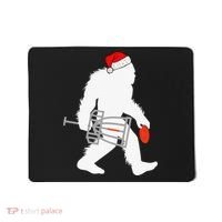 Not All Who Wander Are Lost Disc Golf Bigfoot Christmas Mousepad thumb 0