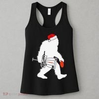 Not All Who Wander Are Lost Disc Golf Bigfoot Christmas Women's Tank Top thumb 3