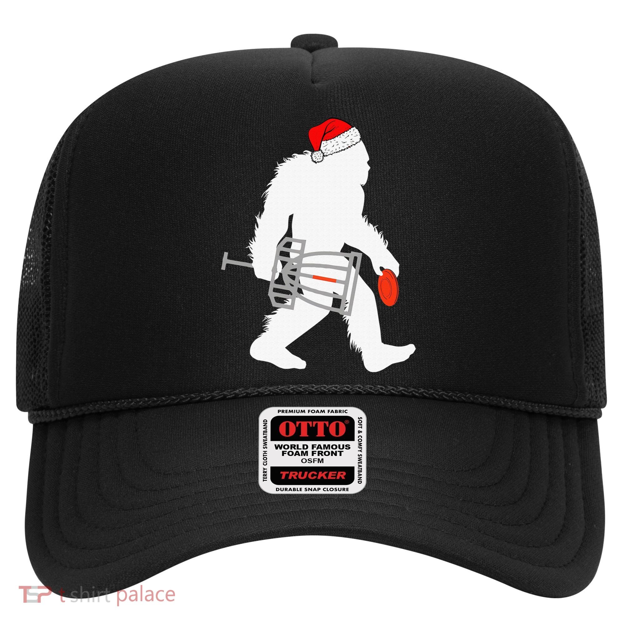 Not All Who Wander Are Lost Disc Golf Bigfoot Christmas Hat