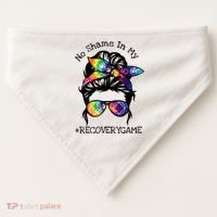 Narcotics Anonymous Womens Sobriety Gifts AA NA USA-Made Doggie Bandana thumb 0