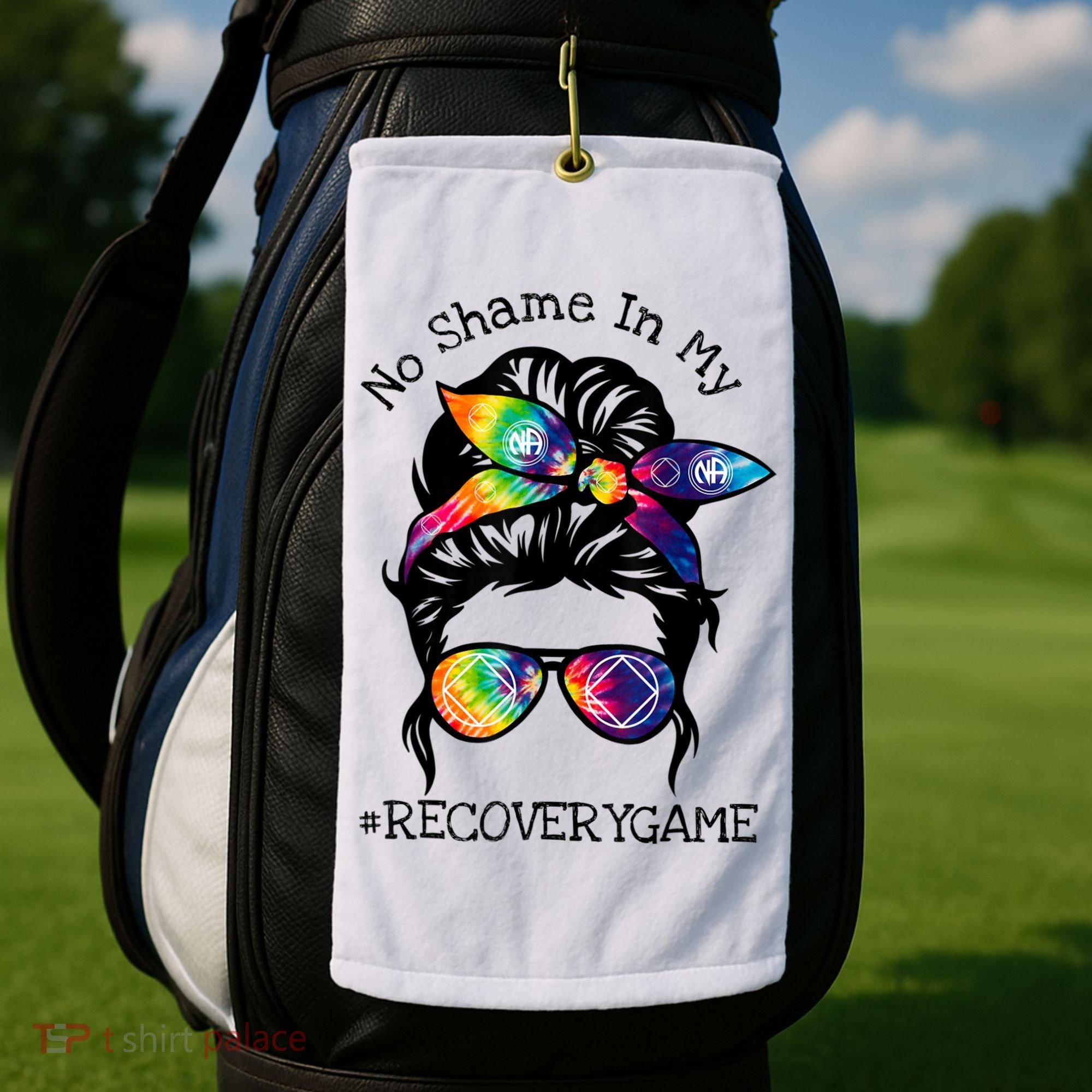 Narcotics Anonymous Womens Sobriety Gifts AA NA Golf Towel