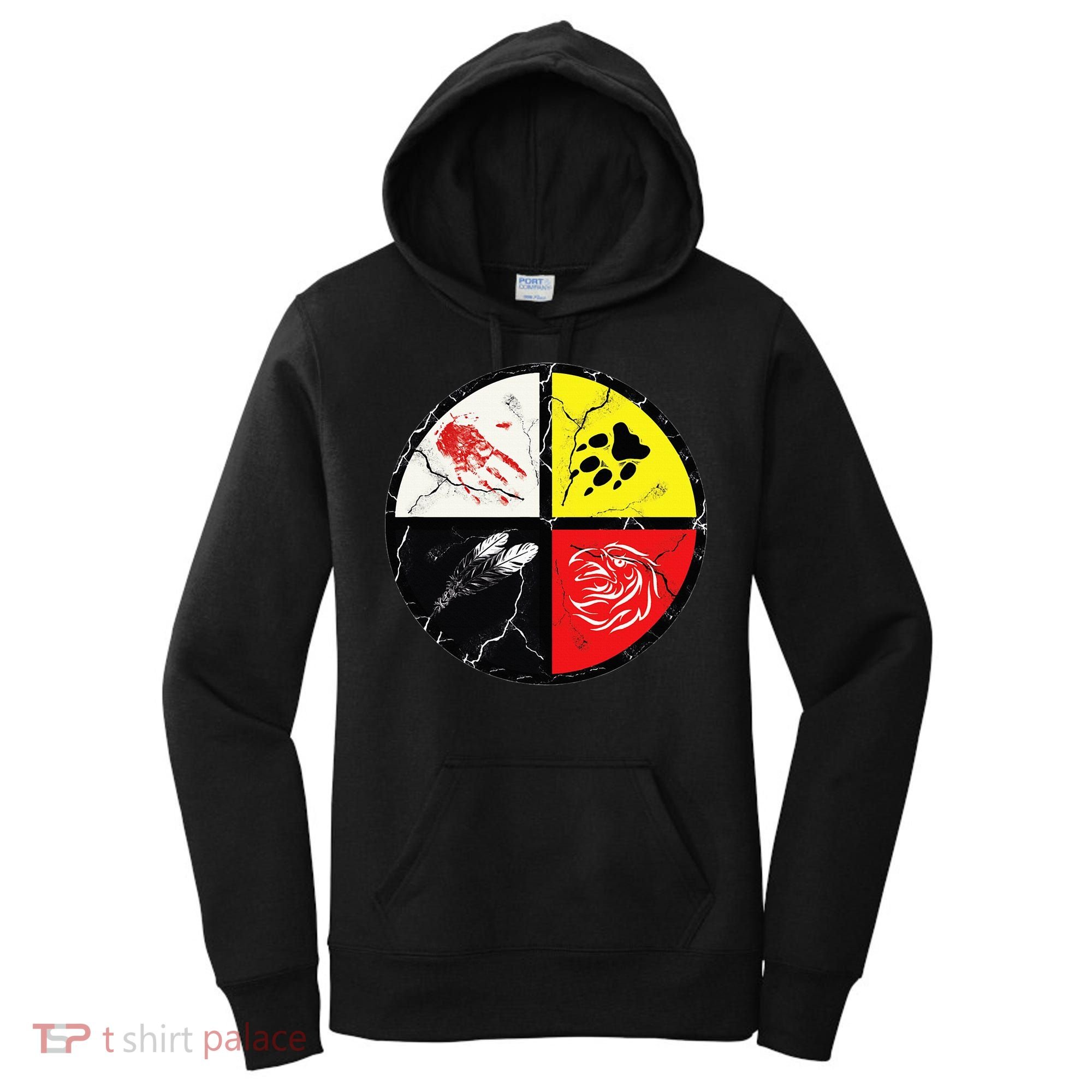 Native American Words Of The Medicine Wheel 1 Women's Hoodie