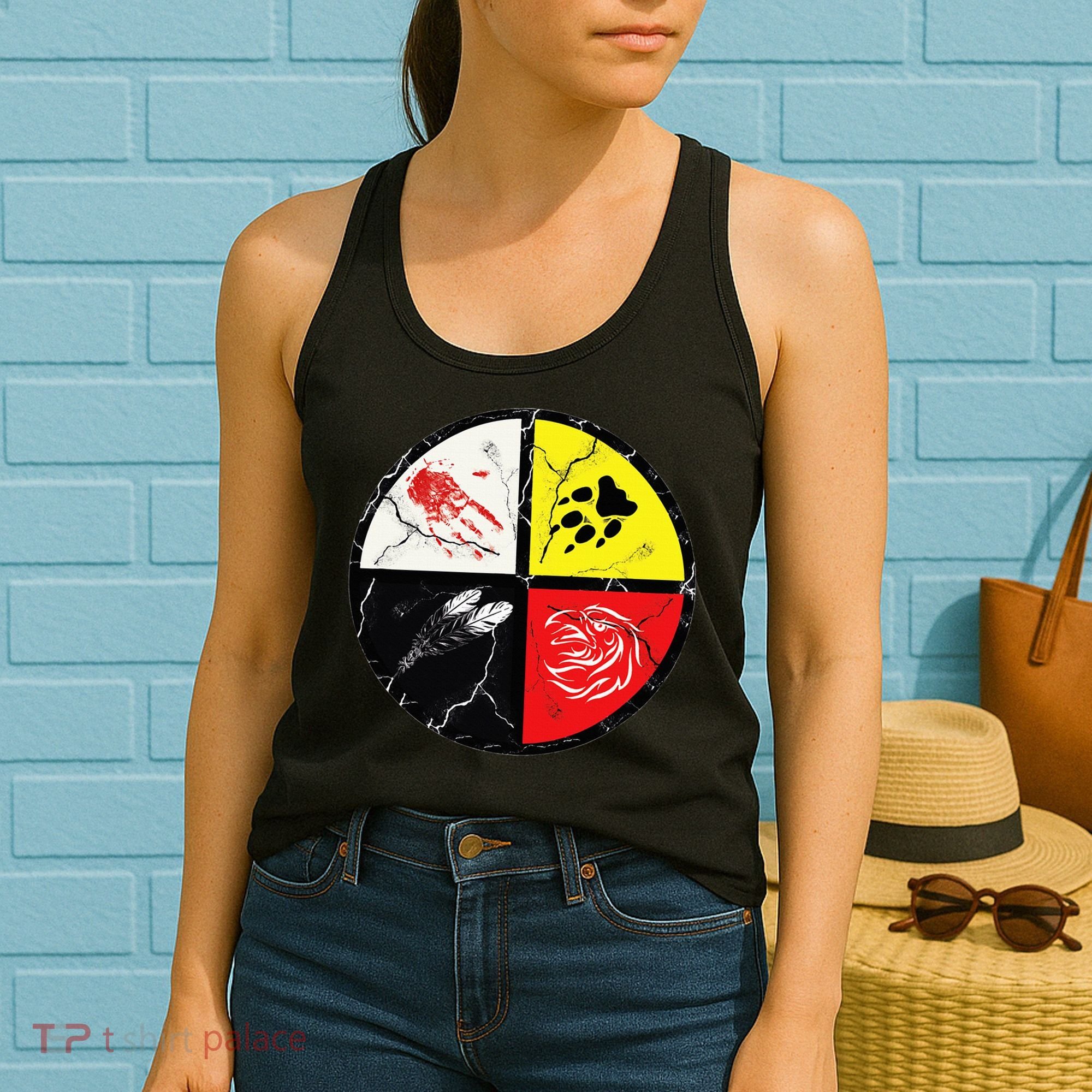 Native American Words Of The Medicine Wheel 1 Women's Tank Top