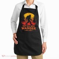 Not All Who Wander Are Lost Bigfoot Apron thumb 2