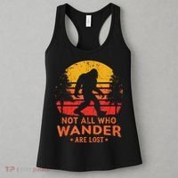 Not All Who Wander Are Lost Bigfoot Women's Tank Top thumb 3