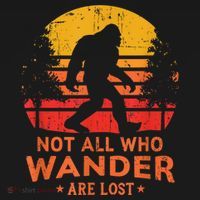 Not All Who Wander Are Lost Bigfoot Toddler Hoodie thumb 2