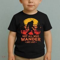 Not All Who Wander Are Lost Bigfoot Toddler T-Shirt thumb 2