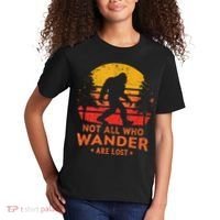 Not All Who Wander Are Lost Bigfoot Kids T-Shirt thumb 2