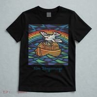 New Beginnings 1955 Noahs Ark Dove Of Peace Rainbow Art T-Shirt thumb 5