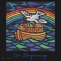 New Beginnings 1955 Noahs Ark Dove Of Peace Rainbow Art Visor thumb 3