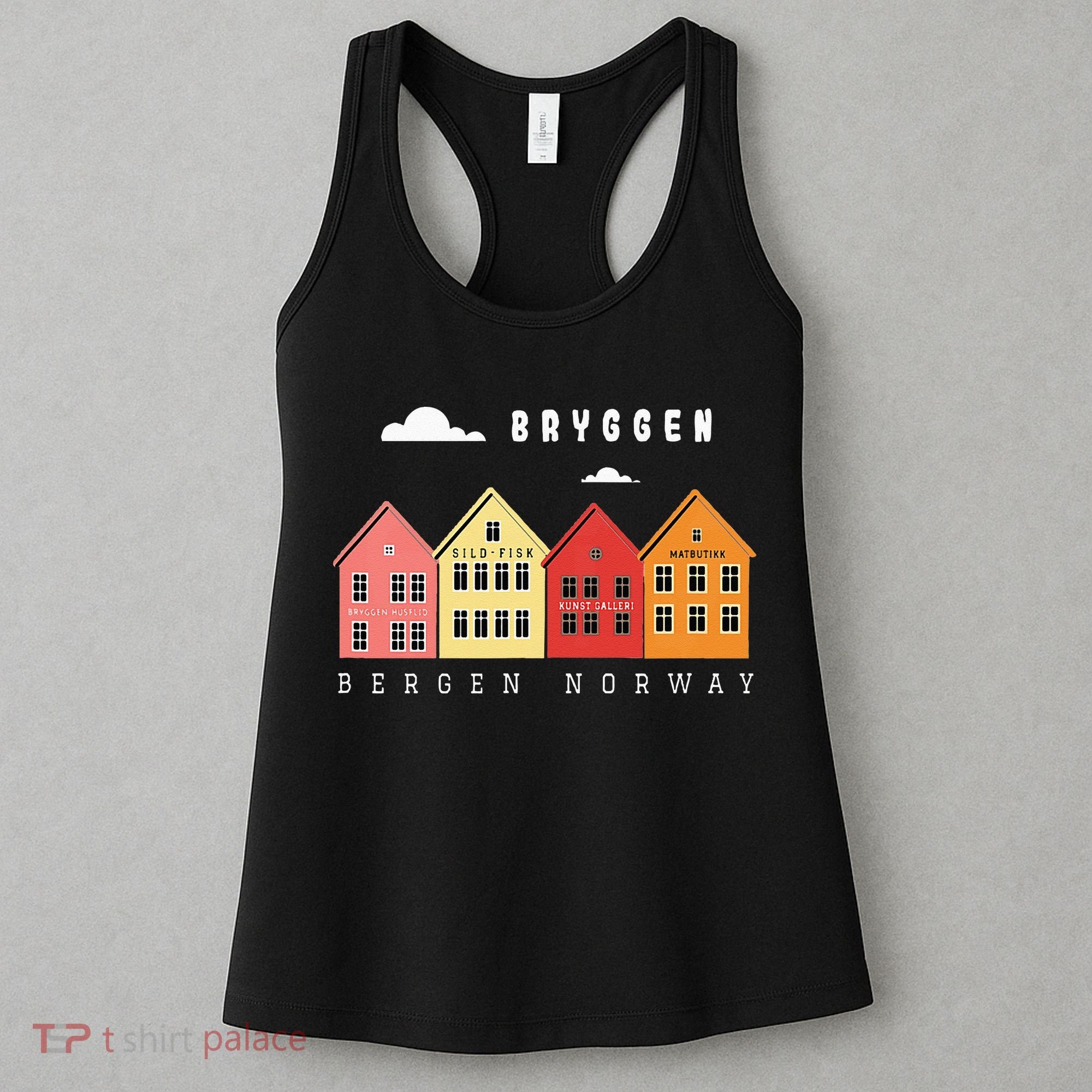 Norway Bergen Bryggen XO4U Original Women's Tank Top
