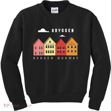 Norway Bergen Bryggen XO4U Original Kids Sweatshirt