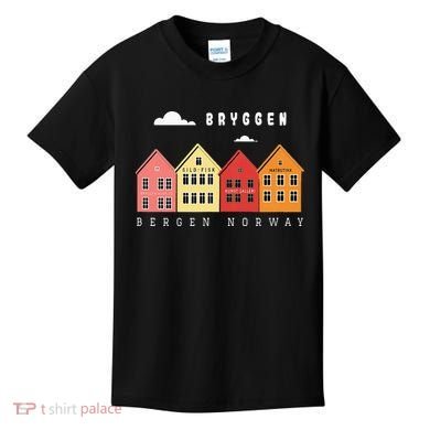 Norway Bergen Bryggen XO4U Original Kids T-Shirt
