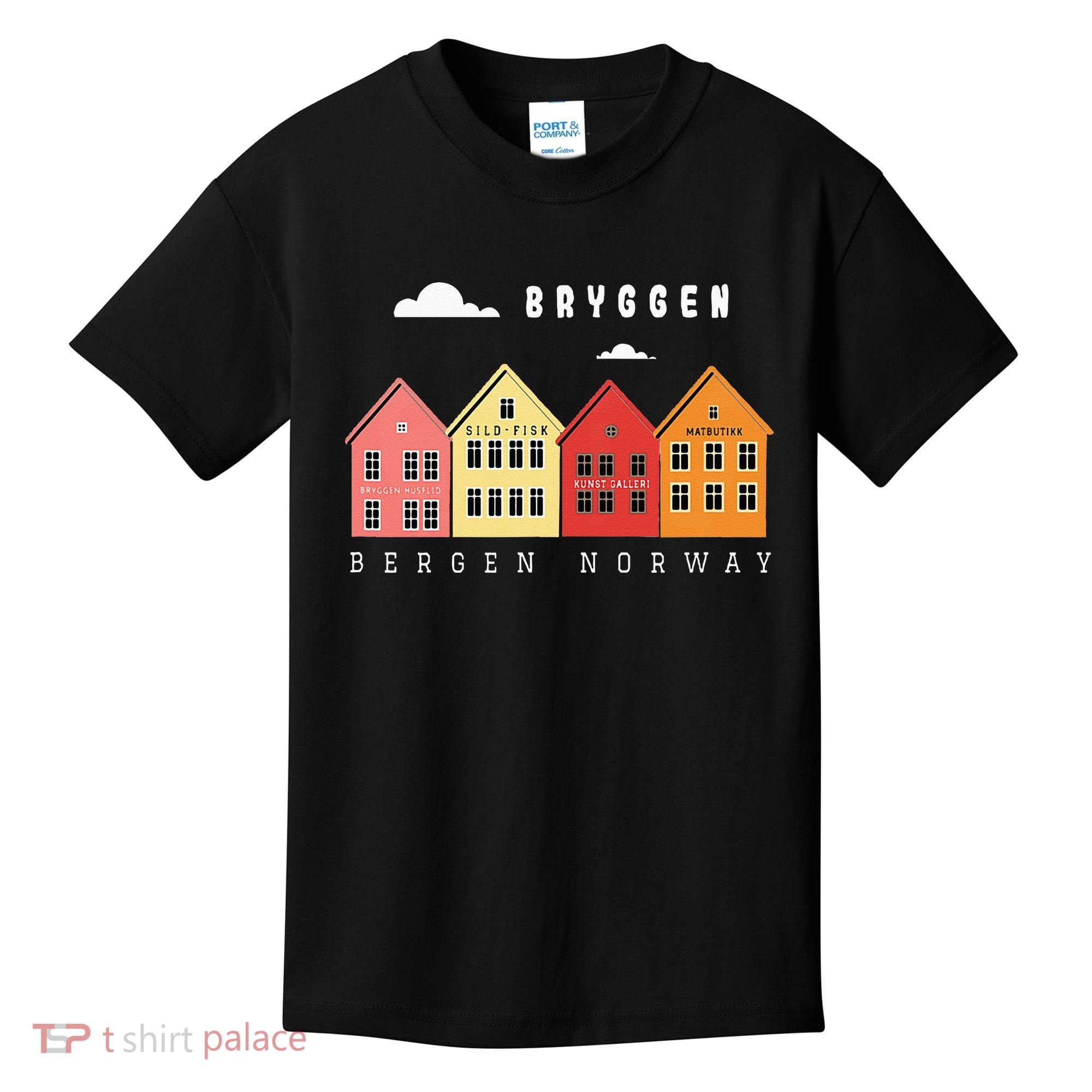 Norway Bergen Bryggen XO4U Original Kids T-Shirt