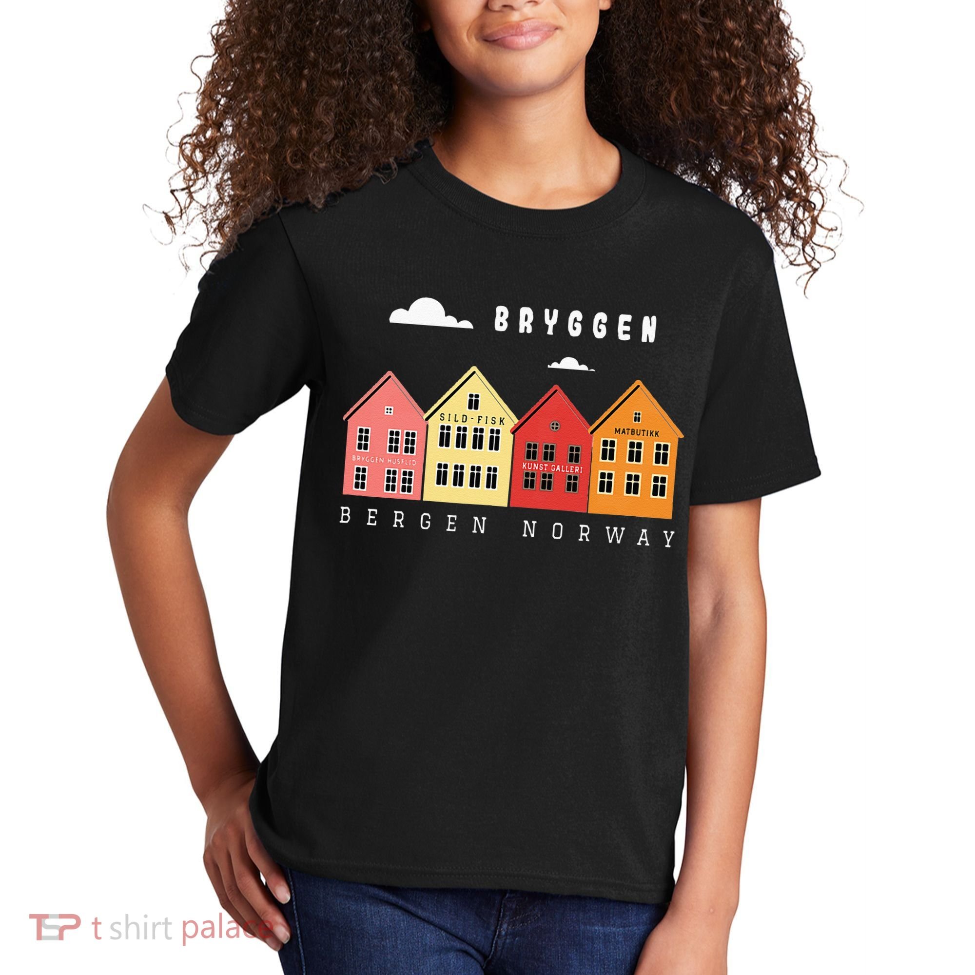 Norway Bergen Bryggen XO4U Original Kids T-Shirt