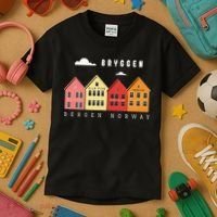 Norway Bergen Bryggen XO4U Original Kids T-Shirt thumb 3
