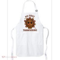 New Born Baby My First Thanksgiving Cute Apron thumb 0