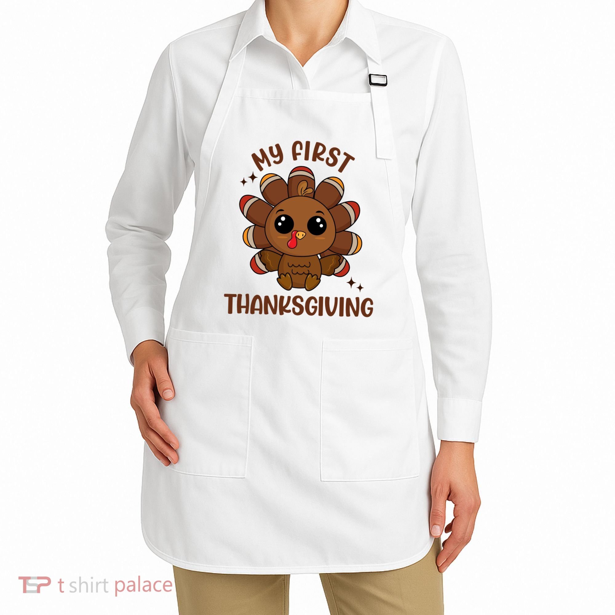 New Born Baby My First Thanksgiving Cute Apron