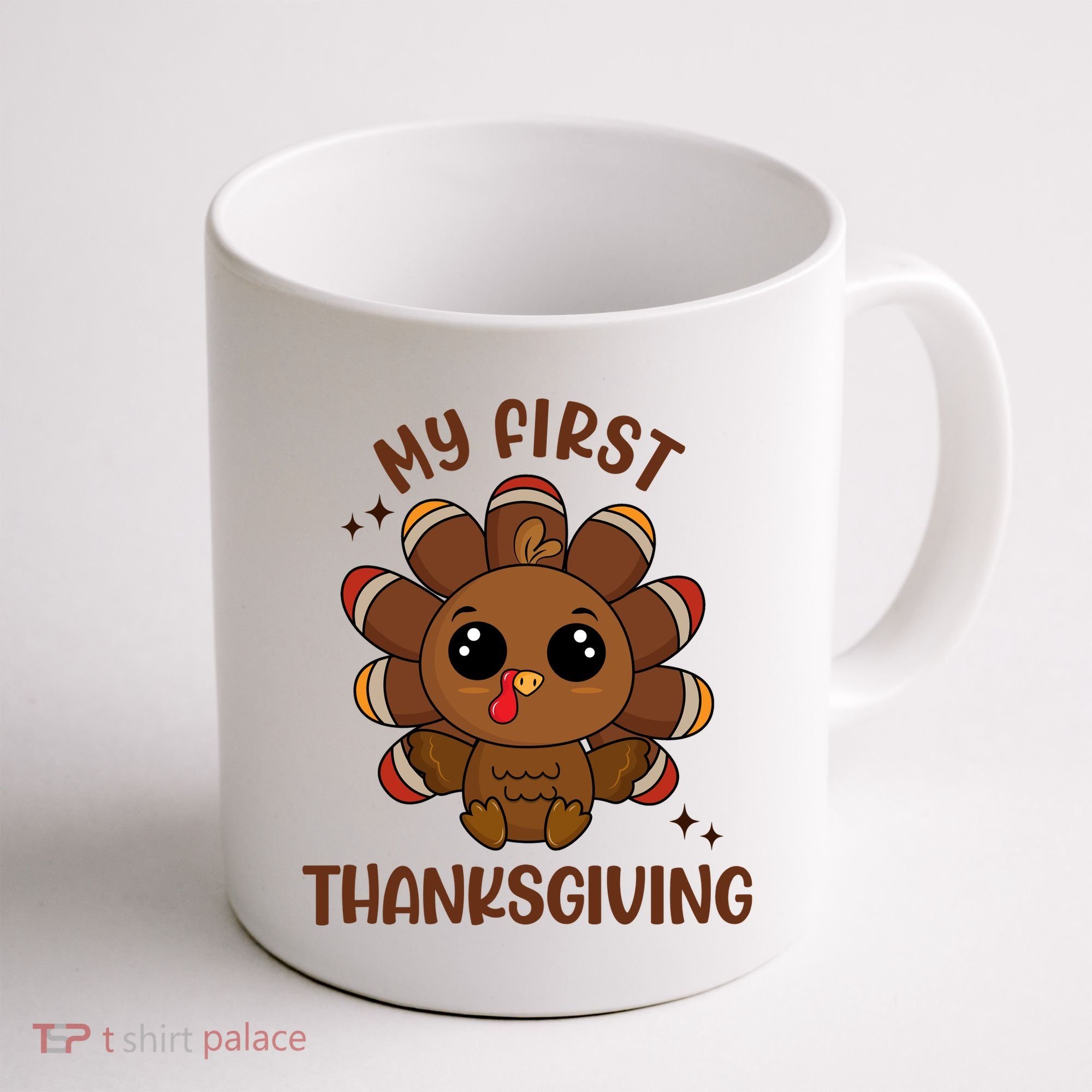 New Born Baby My First Thanksgiving Cute Coffee Mug