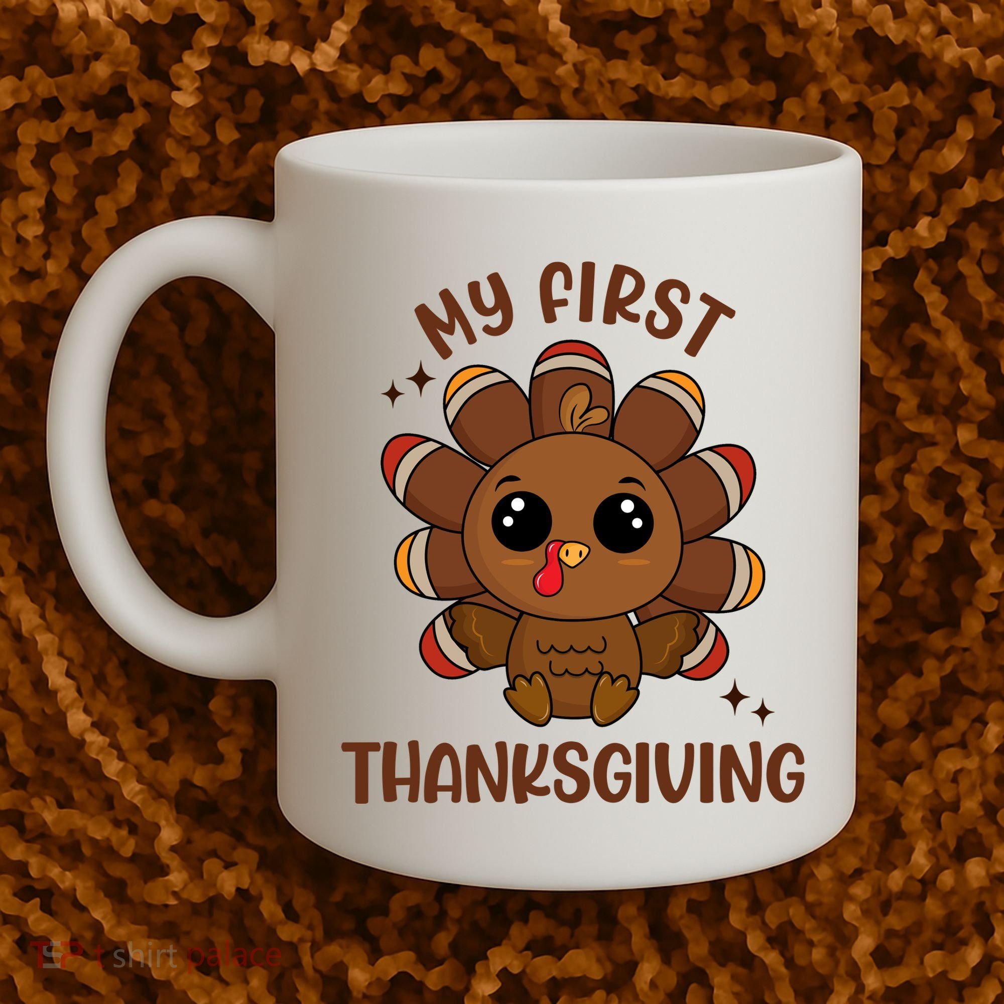New Born Baby My First Thanksgiving Cute Coffee Mug