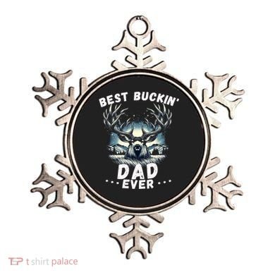 Novelty Big Buck FatherS Day Best Buckin Dad Ever Gift Ornament