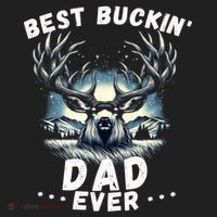 Novelty Big Buck FatherS Day Best Buckin Dad Ever Gift Hat thumb 2