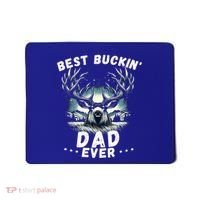 Novelty Big Buck FatherS Day Best Buckin Dad Ever Gift Mousepad thumb 0