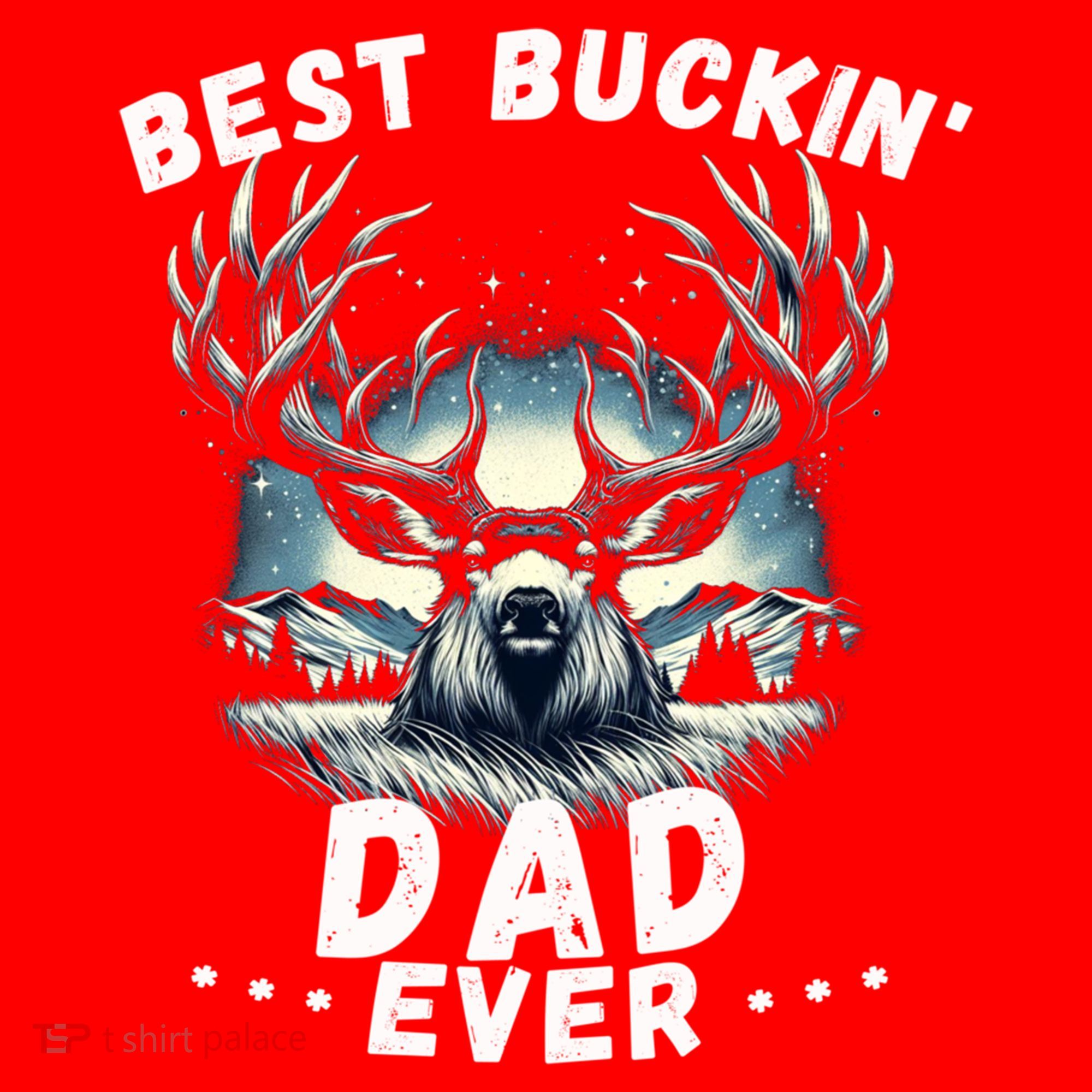 Novelty Big Buck FatherS Day Best Buckin Dad Ever Gift Santa Hat