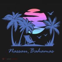 Nassau Bahamas Beach Vacation Spring Break Honeymoon Retro Funny Gift Ornament thumb 1