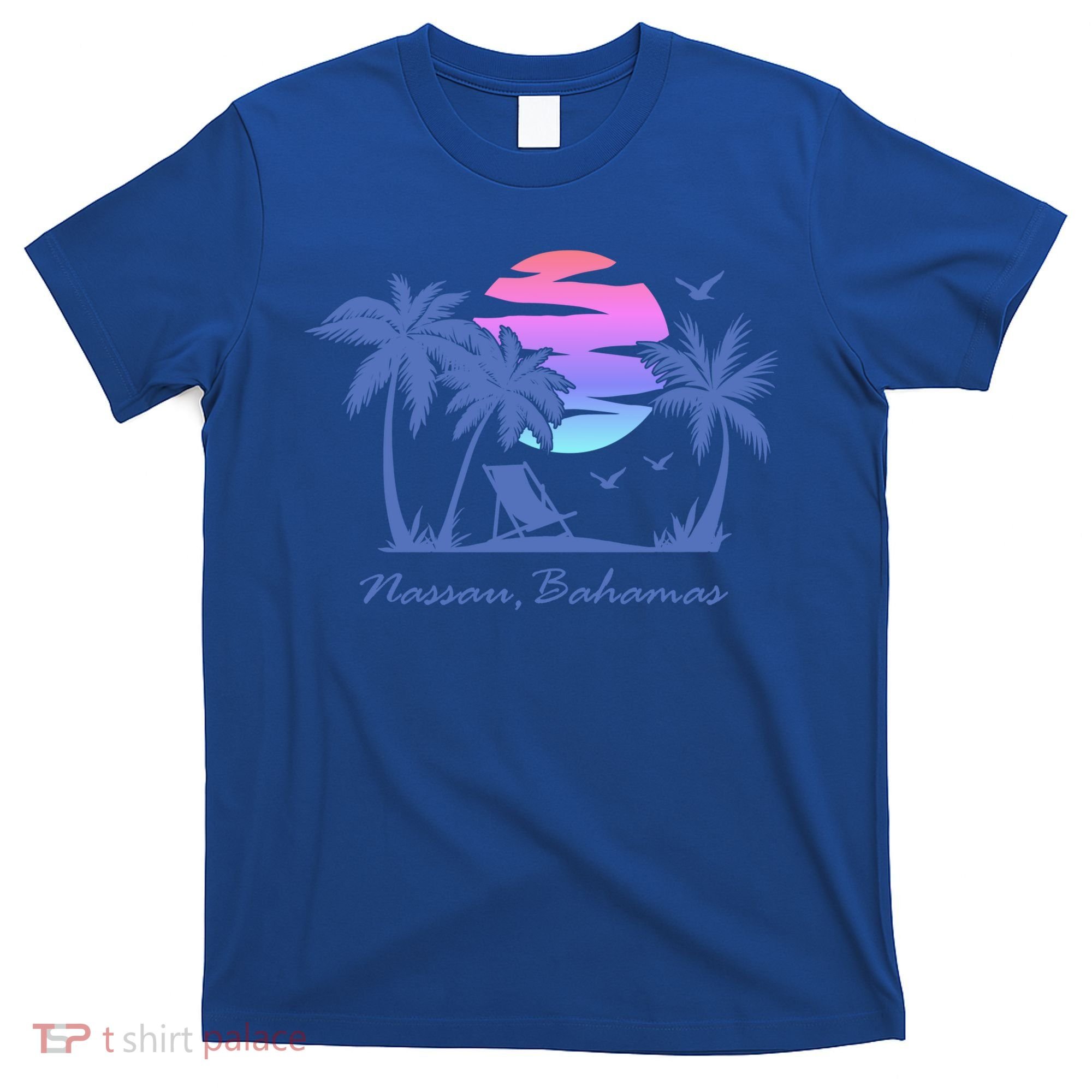 Nassau Bahamas Beach Vacation Spring Break Honeymoon Retro Funny Gift T-Shirt