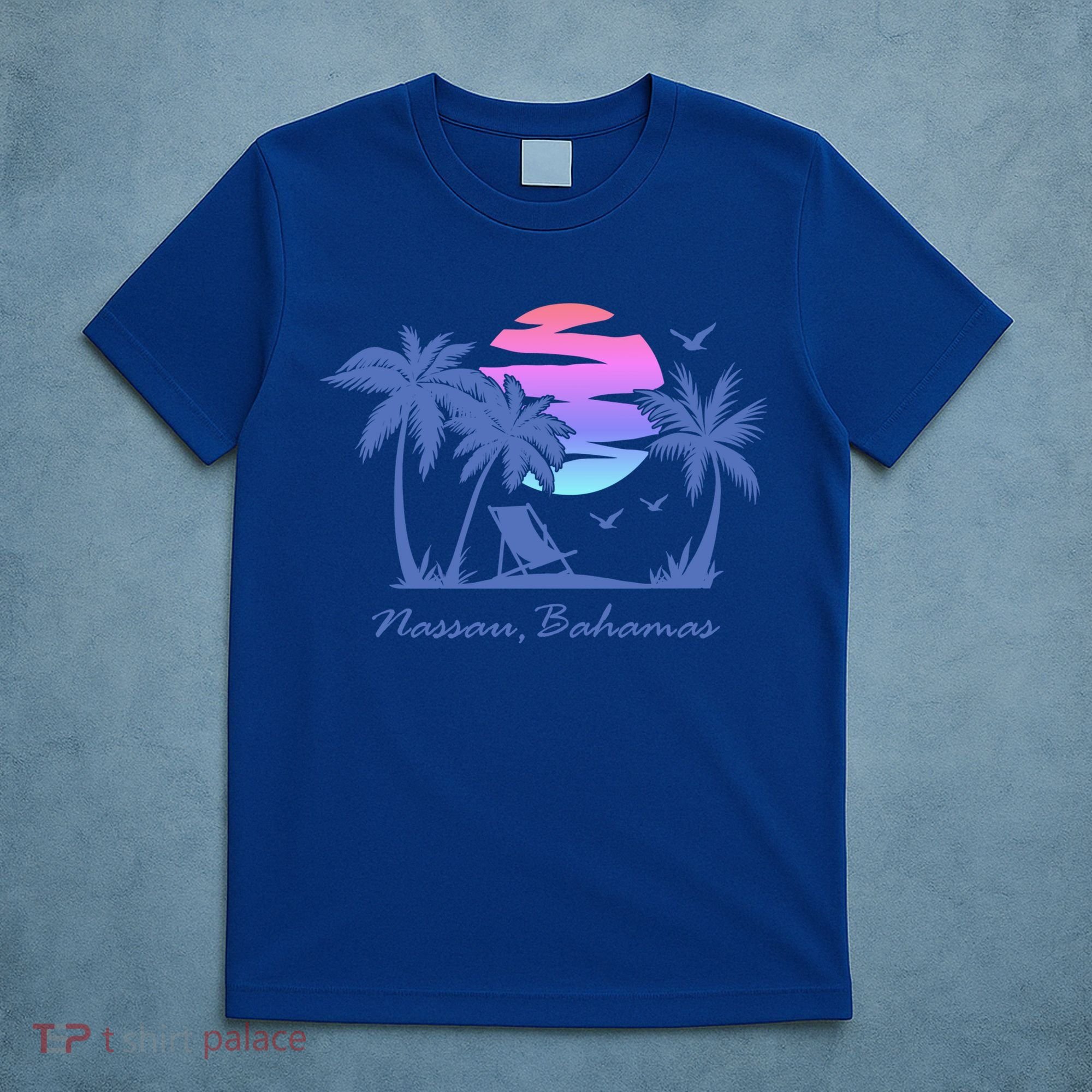 Nassau Bahamas Beach Vacation Spring Break Honeymoon Retro Funny Gift T-Shirt