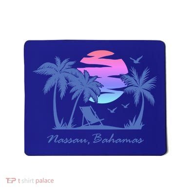 Nassau Bahamas Beach Vacation Spring Break Honeymoon Retro Funny Gift Mousepad